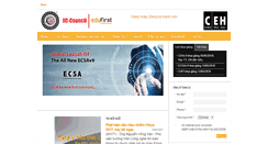 Desktop Screenshot of ceh.edufirst.vn